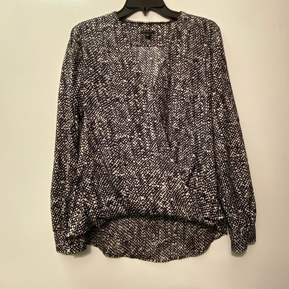 Ann Taylor Tops - Ann Taylor Top Black & White Small